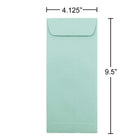 JAM Paper #10 Policy Envelopes, 4 1/8 x 9.5, Aqua Blue, 500 Pack (21520986H)-4