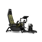 Next Level Racing Flight Simulator Boeing Military Edition - Green-Compatible with flight electronics such as yokes, joysticks, rudders, and throttles for all major brands