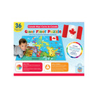 Masterpieces Puzzle Company Educational - Canada Map 36 Piece Floor Jigsaw Puzzle-36 Piece Floor Jigsaw Puzzle