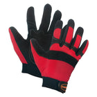 Forcefield - Gants de mécanicien de paume rembourré Spandex - X-Large - Rouge / Noir - Paquet de 2-Objet général, polyester, PU