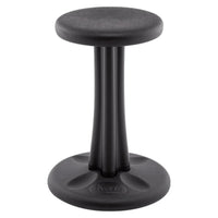 FDMT Kore Wobble Stool - 18.75" H - Black-The Kore Wobble Chair is infused with Smart Plastic, an anti-microbial agent that inhibits germs from growing on the stool's plastic surface.