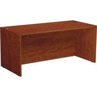 Office Star - Coquille de bureau 66 po de la collection Napa, fini cerisier-Avec dessus et panneaux d'extrémité de 1 po, et panneaux de modestie de 5/8 po