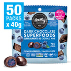 Healthy Crunch Blueberry Dark Chocolate Fruit - 40 gr - 50 Pack-Dairy-free