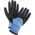 Zenith Safety Knuck Dip Coat Glove - Size 9 - 12 Pack-15-gauge seamless nylon/spandex shell with 100% acrylic lining for superior cold protection