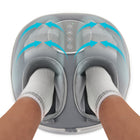 HoMedics Air Deluxe Foot Massager with Heat - Grey-Deep kneading rolling massage