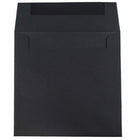 JAM Paper Square Invitation Envelopes - 8.5 x 8.5 - Black Linen - 25 Pack-Unique square shape will make your mail stand out!