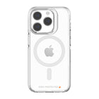 AXS Crystal Shield D3O Case MagSafe Compatible for Apple iPhone 15 Pro Max - Clear-Anti-UV material offers a crystal clear design displaying the original design of your phone