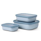 MEPAL Cirqula Multi-Bowl Container - 1000 mL - Nordic Blue-Versatile: safe for fridge and freezer