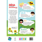 Mega Editions Kindergarten Activity Book 4-6 - 12.26" L x 8.20" W x 0.71" H - Red - French-Multicolour, hard cover