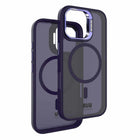 Blu Element Chromatic Kick Compatible with MagSafe Case for iPhone 17 - Deep Violet-Extra camera protection with fold-out Kickstand for landscape viewing