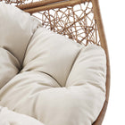 Modway Encase Outdoor Patio Rattan Swing Chair - Cappuccino Beige-9
