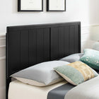 Modway Alana Wood Full Platform Bed with Angular Frame - Black-Weight Capacity: 600 lb