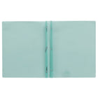 Staples - Couverture de rapport en poly avec cordon - aqua-Capacité en feuilles: 80