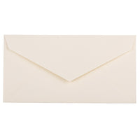 JAM Paper Enveloppes Strathmore en papier vélin avec ferm. gommée, format livret, 3 7/8 x 7 1/2 po, blanc naturel, paq./200-Blanc naturel