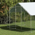 PawHut - Poulailler en métal - 9,8 pi x 5,6 pi enclos à poules avec couverture-Porte battante avec serrure pour un accès facile et sécurisé 