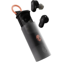 Skullcandy Dime Evo Bluetooth Earbuds with Charging Case - True Black-In-ear/ear bud style headphones offer extreme portability and enhanced noise isolation