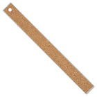 Staples - Règle en acier inoxydable, 12 po/30 cm, Argent-L'endos en liège protège les surfaces et empêche la règle de glisser