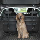 PawHut Adjustable Fence Dog Car Barrier for SUVs - Black-Heavy duty construction and material for long lasting durability 