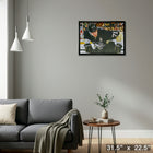 Evgeni Malkin Pittsburgh Penguins Face-off - Framed Canvas - 31" x 22"-Ready to hang - arrives fully assembled