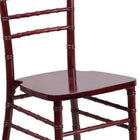 Flash Furniture HERCULES Series Mahogany Wood Chiavari Chair-High Quality Hardwood Frame