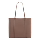 Bugatti Sac fourre-tout en cuir végétalien pour ordinnateur 14.1po de la collection PURE - Rose-Intérieur en feutre, amovible avec pochette pour l'ordinateur