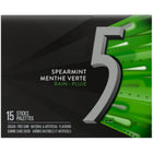 Wrigley 5 Rain Spearmint Chewing Gum - Single - 15 Sticks-Sugar Free Spearmint Chewing gum
