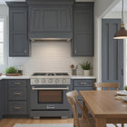 Kucht 30" KFX-X Series Pro Style Propane Gas Range - Stainless Steel/Cement Gray-2 Years Limited Manufacturer Warranty