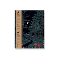 Denik Medium Layflat Notebook - Moonrise Forest-7" x 9" softcover notebook