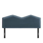 Modway Cosette Performance Velvet Queen Size Headboard - Cadet Blue-Assembly Required
