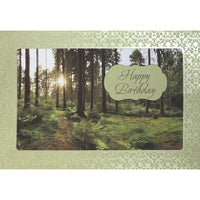 Mill Brook Studio Birthday Greeting Cards/Envelopes - 5-3/8" x 7-3/4" - Forest - 18 Pack-Premium quality greeting cards