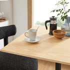 Modway Lippa 28" Square Wood Bar Table - Black Natural-Seats 2