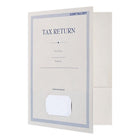 JAM Paper - Dossiers de présentation - avec fente pour carte sur le devant et motif de déclaration de revenus pré-imprimé - 9 x 12 po - paquet de 50-Si vous recherchez un dossier pour tous vos besoins professionnels, nos dossiers de présentation 9" x 12" sont le choix parfait