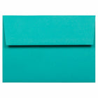 JAM Paper - Enveloppes d'invitation colorées A7 - 5,25 x 7,25 - bleu mer recyclé - Paquet de 50-Nos enveloppes sont fabriquées à partir de 30 % de papier recyclé de 24 lb et comportent une fermeture en gomme à rabat droit avec une finition lisse