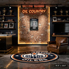 Edmonton Oilers Stanley Cup - Framed Canvas - 22" x 31"-Finished size: 22.5x31.5