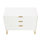 Manhattan Comfort DUMBO 35.19" Modern Dresser - White-30 Day Limited Manufacturer's Warranty