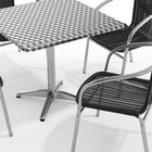 Flash Furniture – Table carrée de 31,5 po en aluminium, 4 sièges noirs en rotin, int/ext (TLH-ALUM-32SQ-020BKCHR4-GG)-7