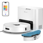 Redroad R10 2-in-1 Robot Vacuum Cleaner and Mop-Wet Mopping: The 350ml large water tank allows for mopping floors up to 2,150 square feet on a single tank