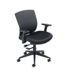 Nightingale VXO Mid Back Task Chair - Black-High density, high resiliency seat foam for comfort and durability