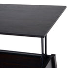 HOMCOM 39" Modern Lift Top Coffee Table with Hidden Storage Compartment - Coffee-Material: Particleboard