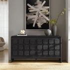 Modway Toscana 61" Sideboard - Black-Adjustable Shelves