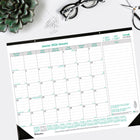 Blueline 2026 EcoLogix Monthly Desk Pad Calendar 22" x 17" - Bilingual-One month on each sheet, one block per day