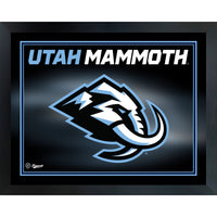 Utah Mammoth Dark Logo - Framed Print - 20" x 16"-Premium virtual frames