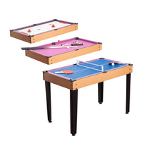 Soozier 3 in 1 Multi-use Mini Games Table Tennis Billiard Pool Air Hockey Set-3-in-1 different game: Table hockey, Billiard and Table tennis 