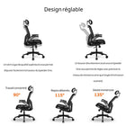 COUGAR - Fauteuil inclinable et pivotante en maille Speeder One - Noir-Certifiée TÜV: Le Speeder One respecte les normes de sécurité et de durabilité BIFMA, garantissant une expérience fiable et sécuritaire.