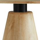 Modway Sabelle 47" Round Wood Dining Table - Natural-7
