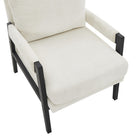 Brassex Hugo Accent Chair - Beige-Plush seating
