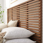 Modway Render Wall Mount King Headboard - Walnut-Wall-Mount Design