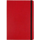 JAM Paper Hardcover Notebook with Elastic - Large Journal - 5 7/8" x 8 1/2" - Red - 100 Lined Sheets-Colour: Red | Be stylish and organized with a colourful note book.