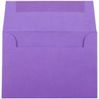 JAM Paper 4Bar A1 Coloured Invitation Envelopes - 3.625 x 5.125 - Violet Purple Recycled - 50 Pack-These envelopes are perfect to use for sending invitations, greeting cards, RSVP's, thank you cards, gifts for birthdays, graduations, holidays and more