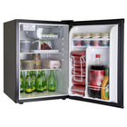Magic Chef 2.6 cu. ft. Mini Fridge - Stainless Look-2 refrigerator shelves provide for easy organization and cleaning